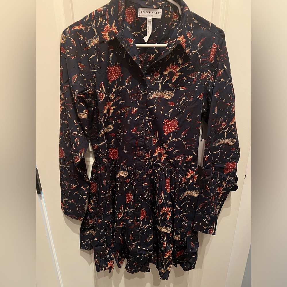 NWT Apiece Apart Anna Shirt Dress for sale.